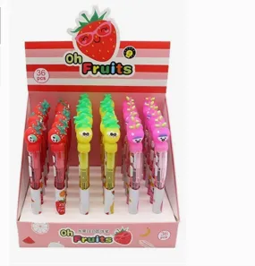 Girls Fruity Friends Led Light Up Pens