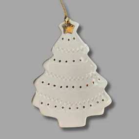 Gold Christmas Tree Ornament