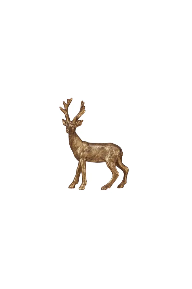 Gold Deer Figure