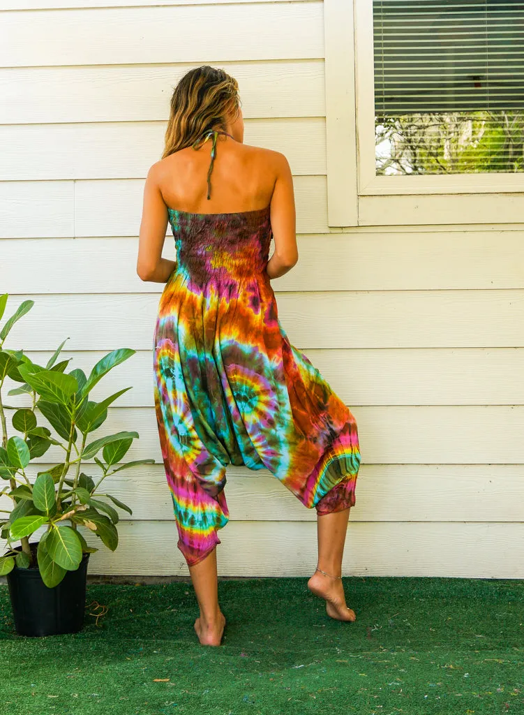 H5590- Hand Dyed Harem Jumpsuit