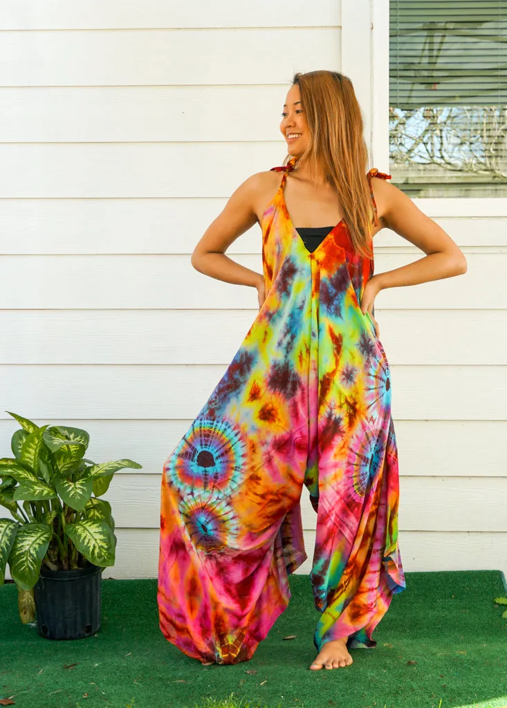 Hand Dyed Hippie Jumpsuit Romper