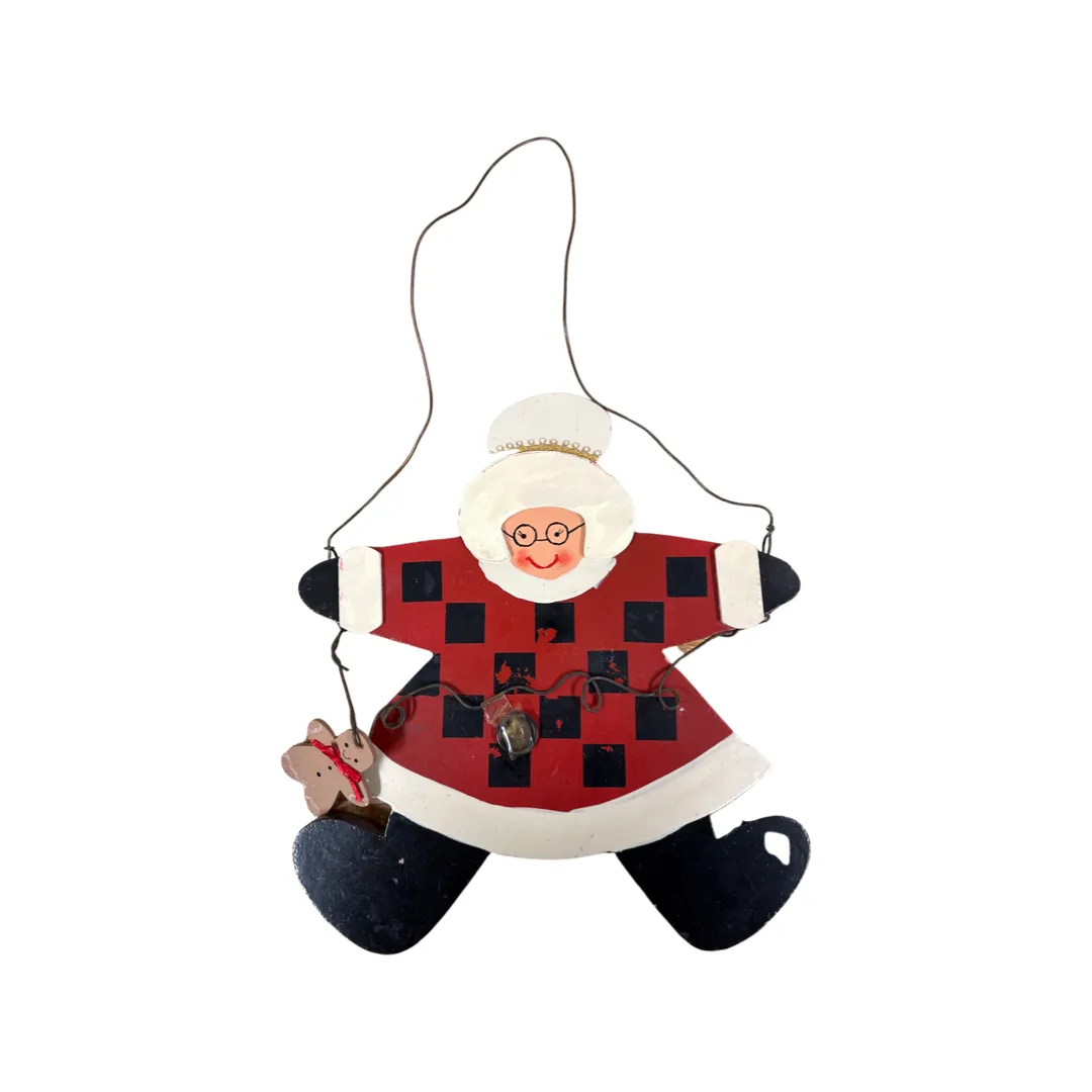 Hanging Santa Mrs. Claus Decor