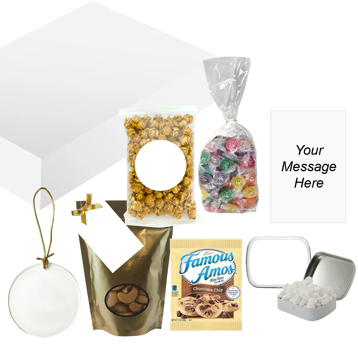 Happy Holiday Snack Box - Your Logo/Personalized