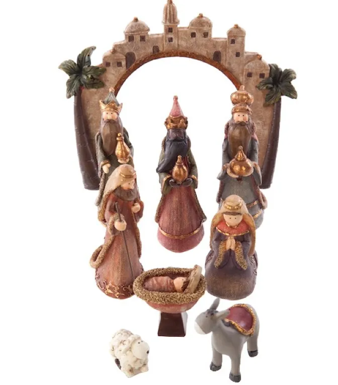 HEAVEN SENDS - NATIVITY SET - 9 pieces