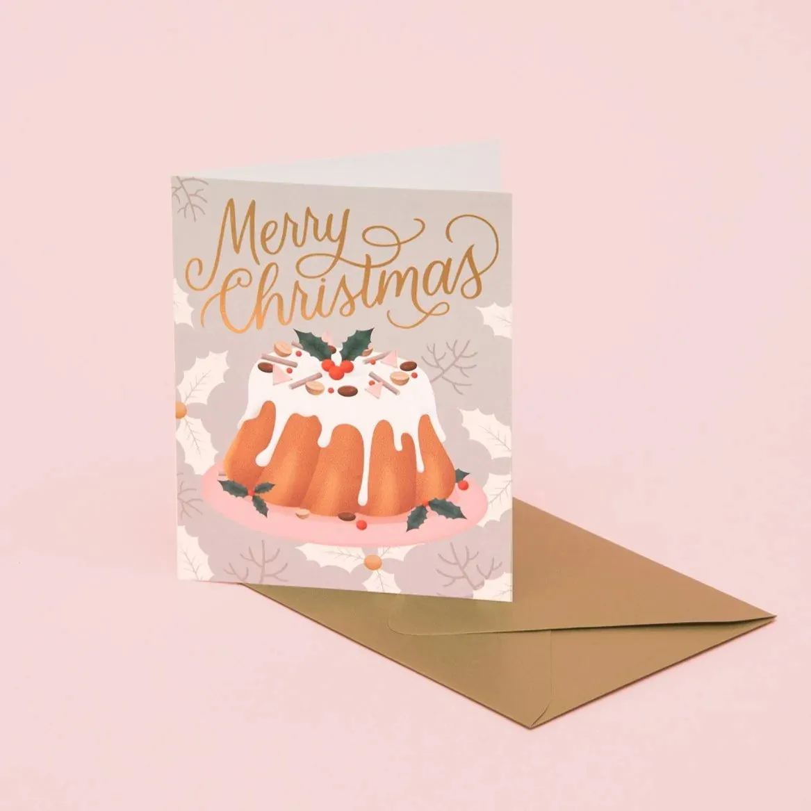 Holiday Desserts Card - Silver