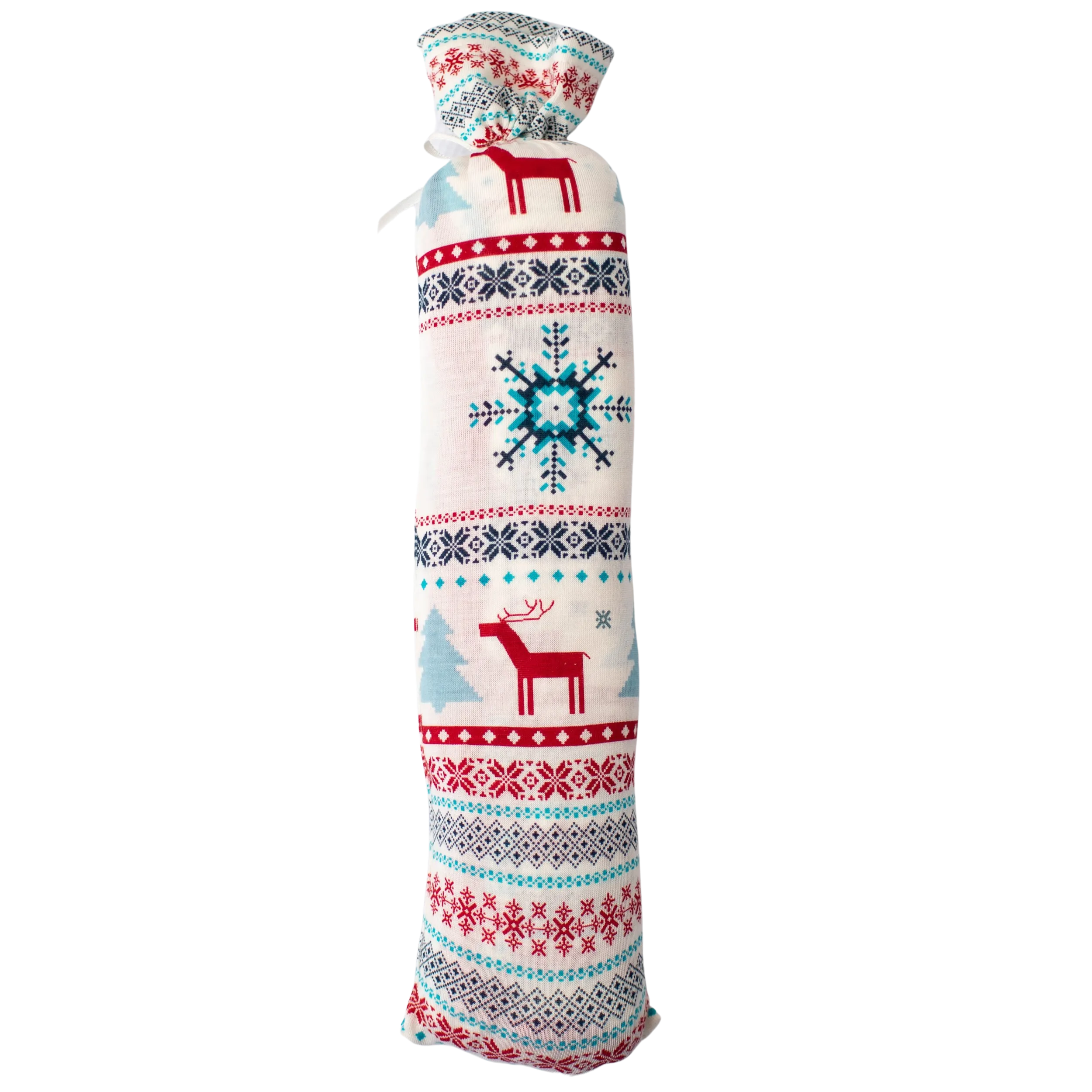 Holiday Reindeer Blue Swaddle