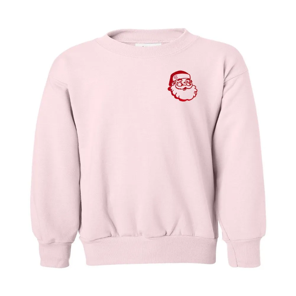 Kids Monogrammed 'Santa Claus' Crewneck Sweatshirt