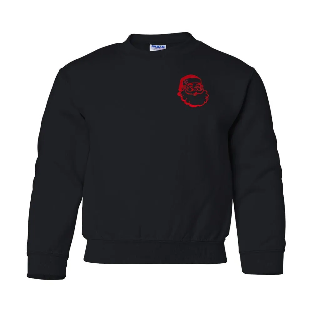 Kids Monogrammed 'Santa Claus' Crewneck Sweatshirt