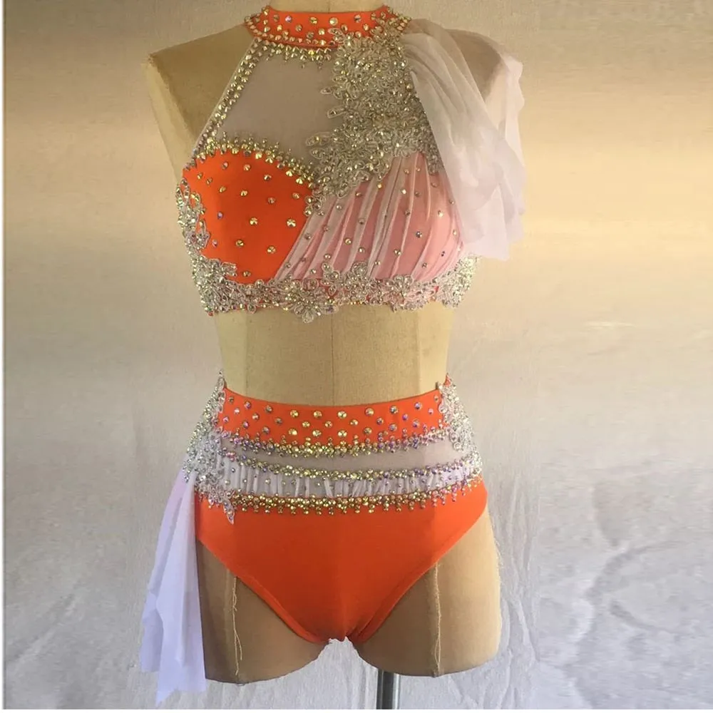 #L137 Luxury Lyrical Dance Costume for Competition