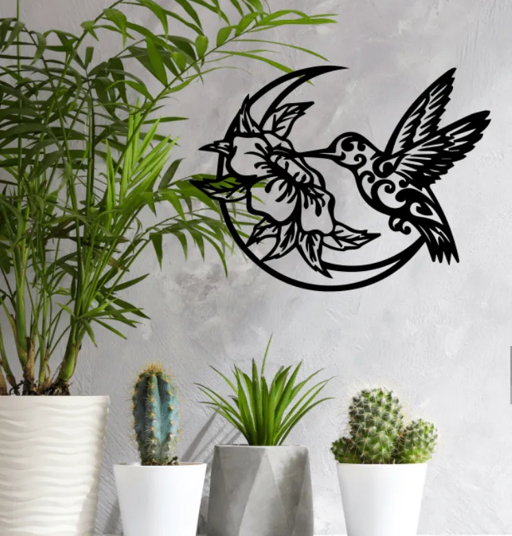 Limited Edition Hummingbird- Metal Wall Art