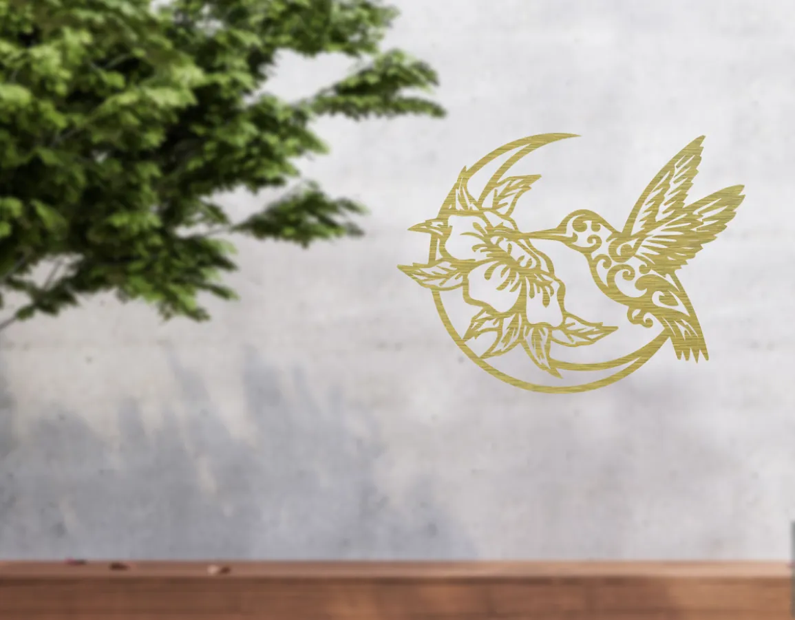 Limited Edition Hummingbird- Metal Wall Art