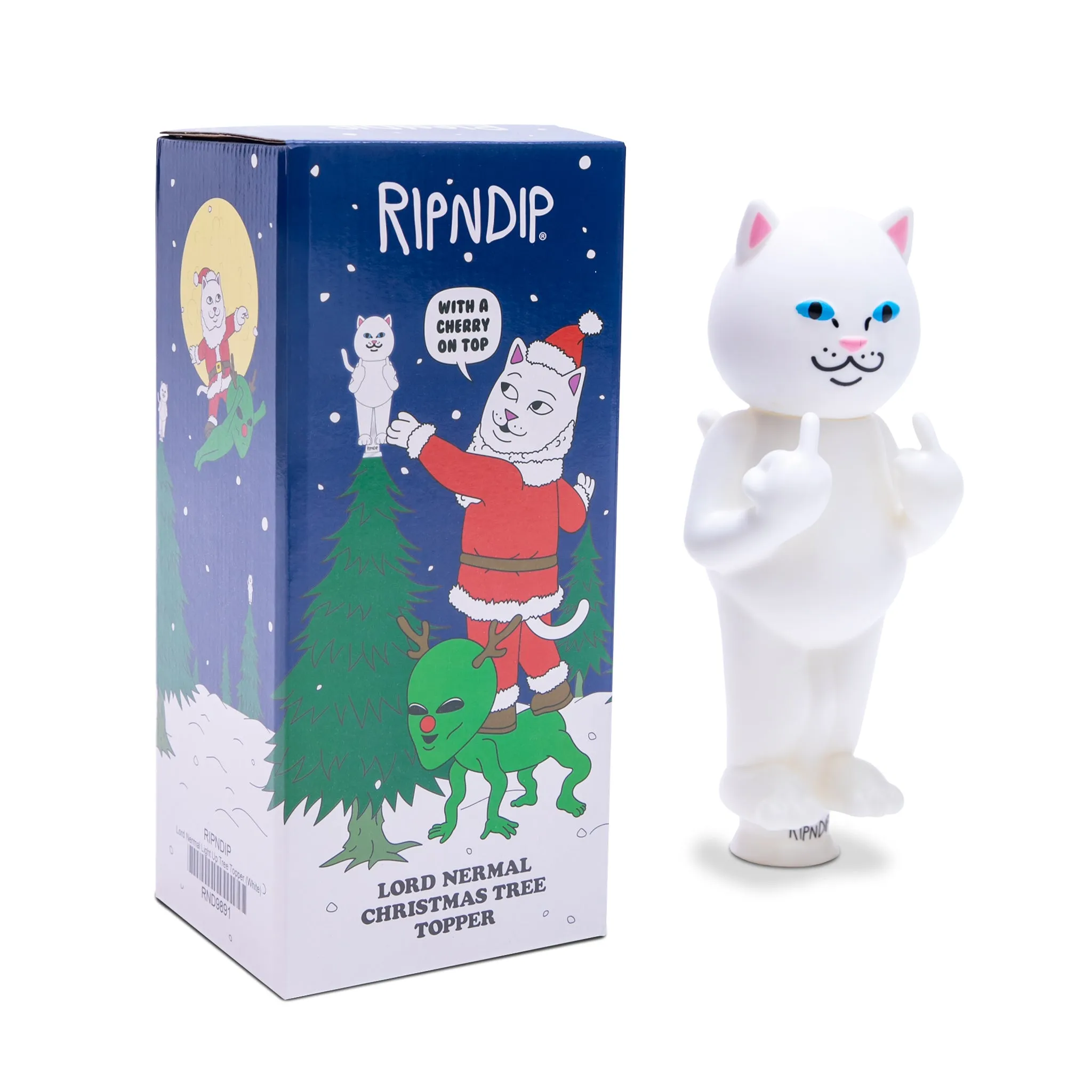 Lord Nermal Light Up Tree Topper (White)