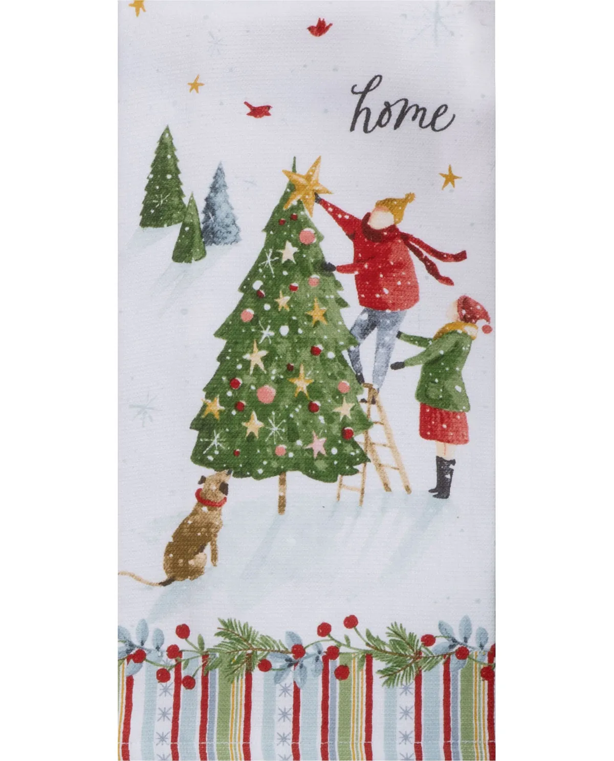 Magical Winterland Tree Dual-Purpose Kitchen Towel