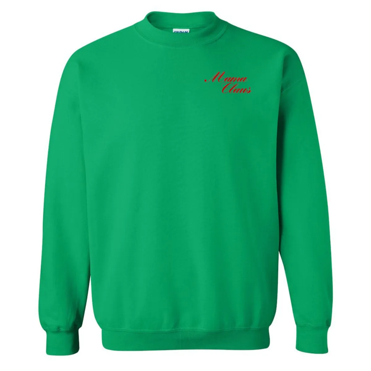 'Mama Claus' Embroidered Crewneck Sweatshirt