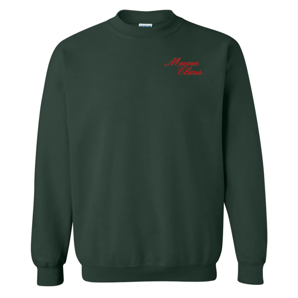 'Mama Claus' Embroidered Crewneck Sweatshirt