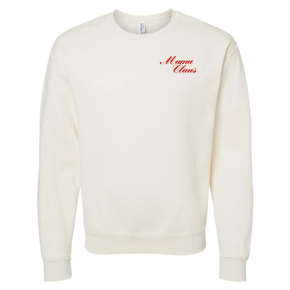 'Mama Claus' Embroidered Crewneck Sweatshirt