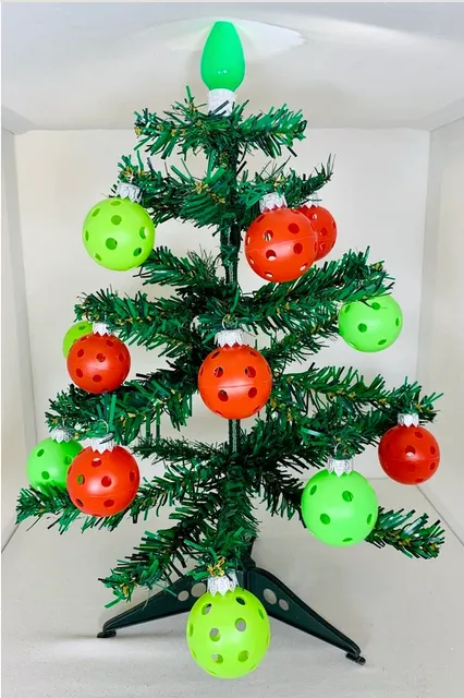 Micro Pickleball Christmas Ornaments | Pickleball Christmas Gifts And Decor