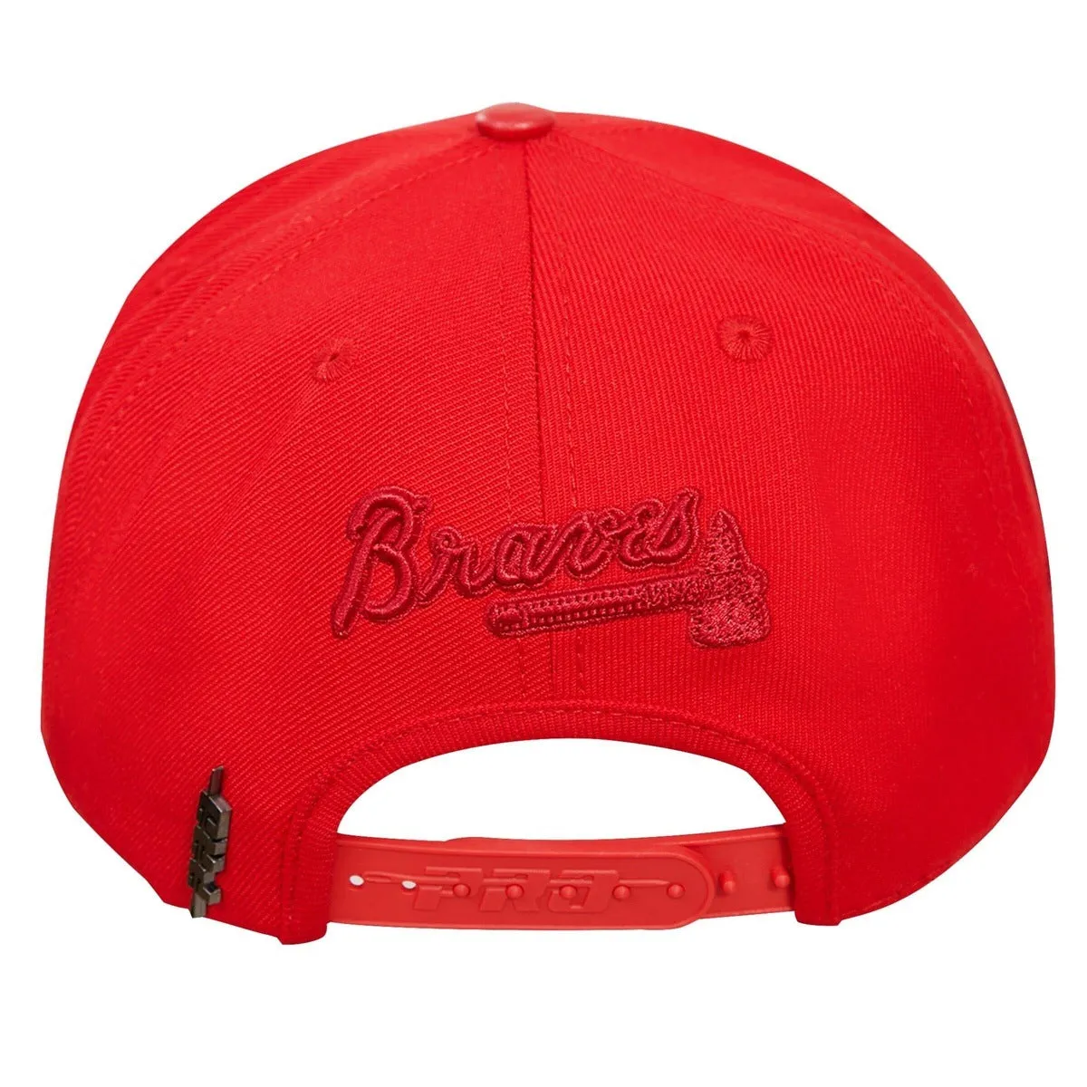 MLB ATLANTA BRAVES CLASSIC TRIPLE RED WOOL UNISEX SNAPBACK (TRIPLE RED)