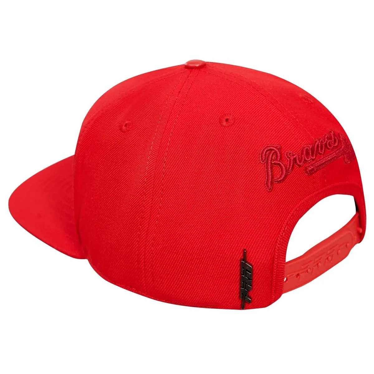 MLB ATLANTA BRAVES CLASSIC TRIPLE RED WOOL UNISEX SNAPBACK (TRIPLE RED)