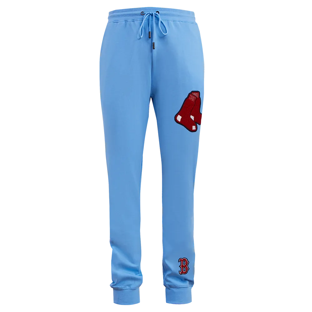 MLB BOSTON RED SOX CLASSIC CHENILLE MEN'S JOGGER (UNIVERSITY BLUE)