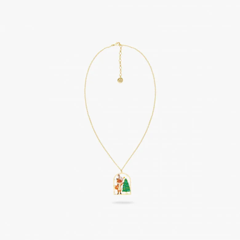 N2 - AQSP311 Christmas tree pendant necklace