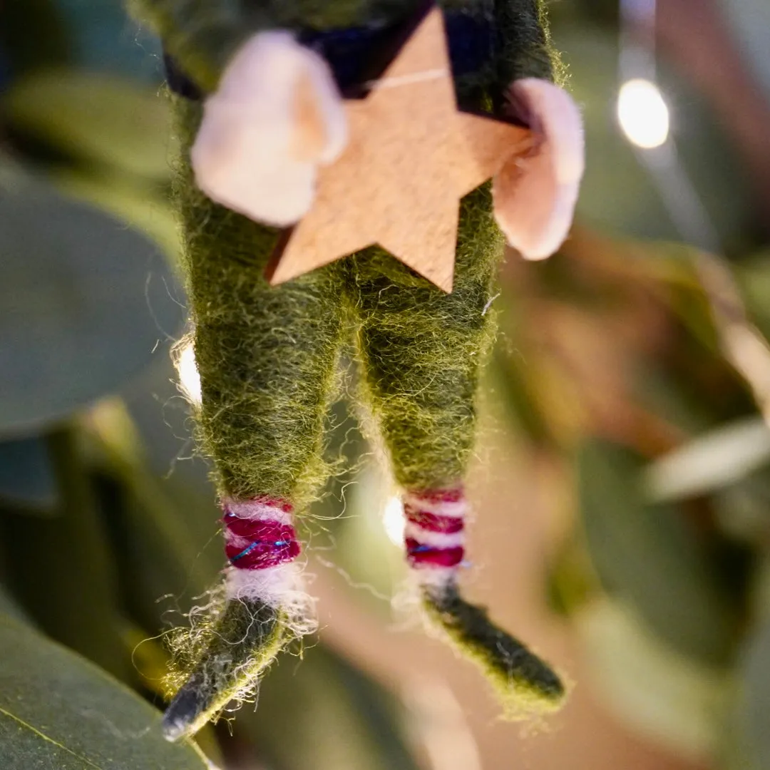 Needle-Felted Elf