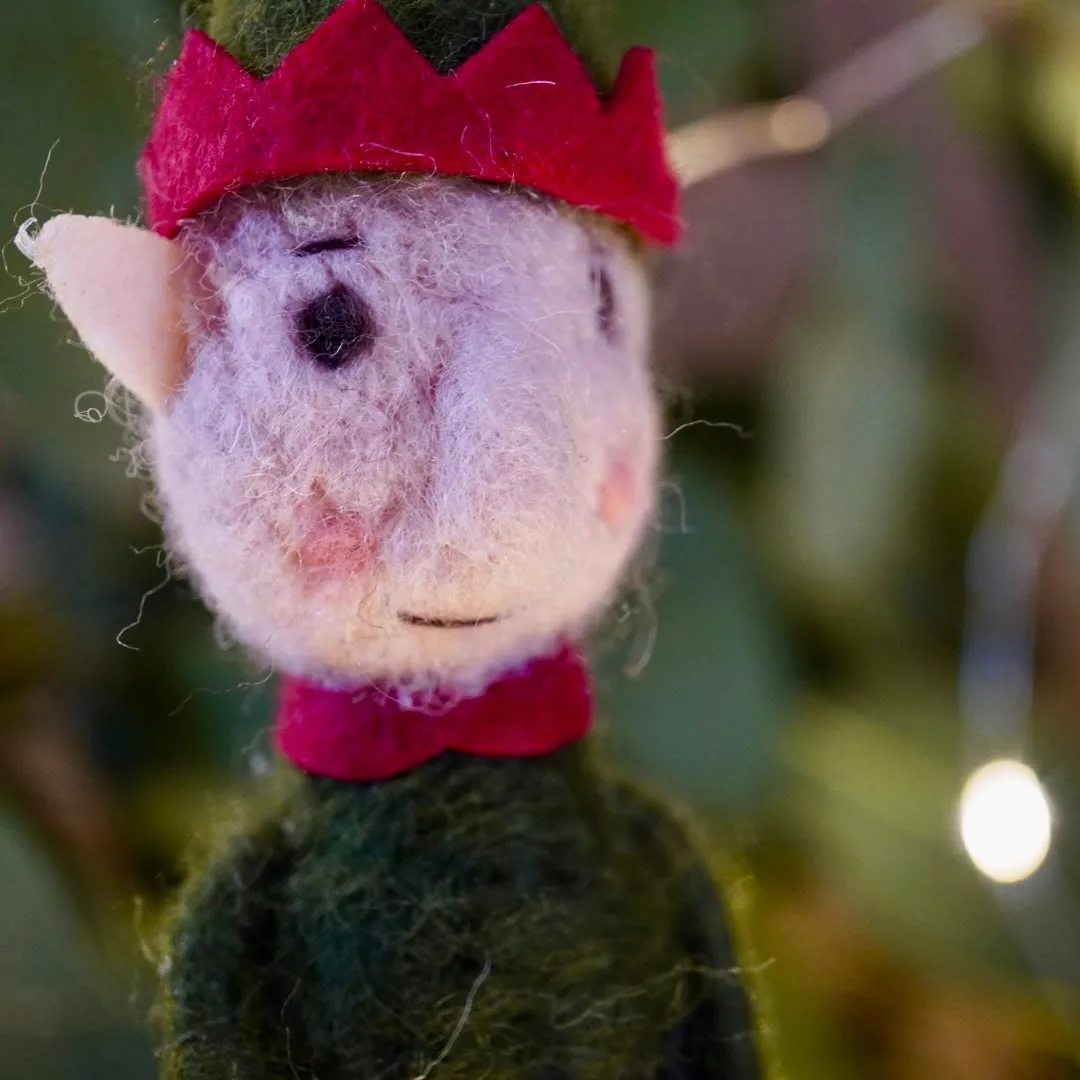 Needle-Felted Elf