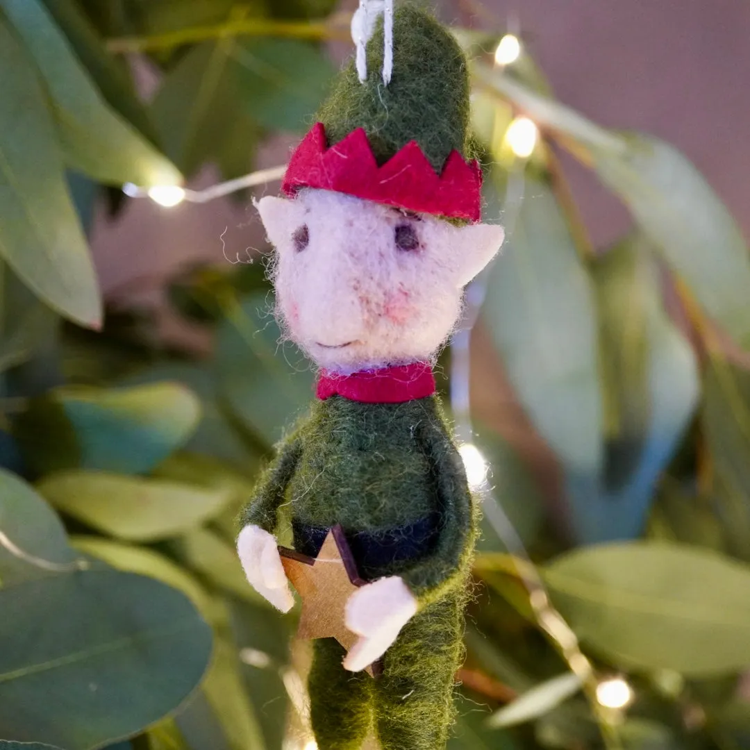 Needle-Felted Elf