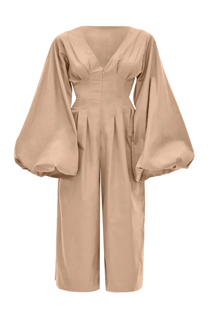 Nia Culotte Nude Jumpsuit