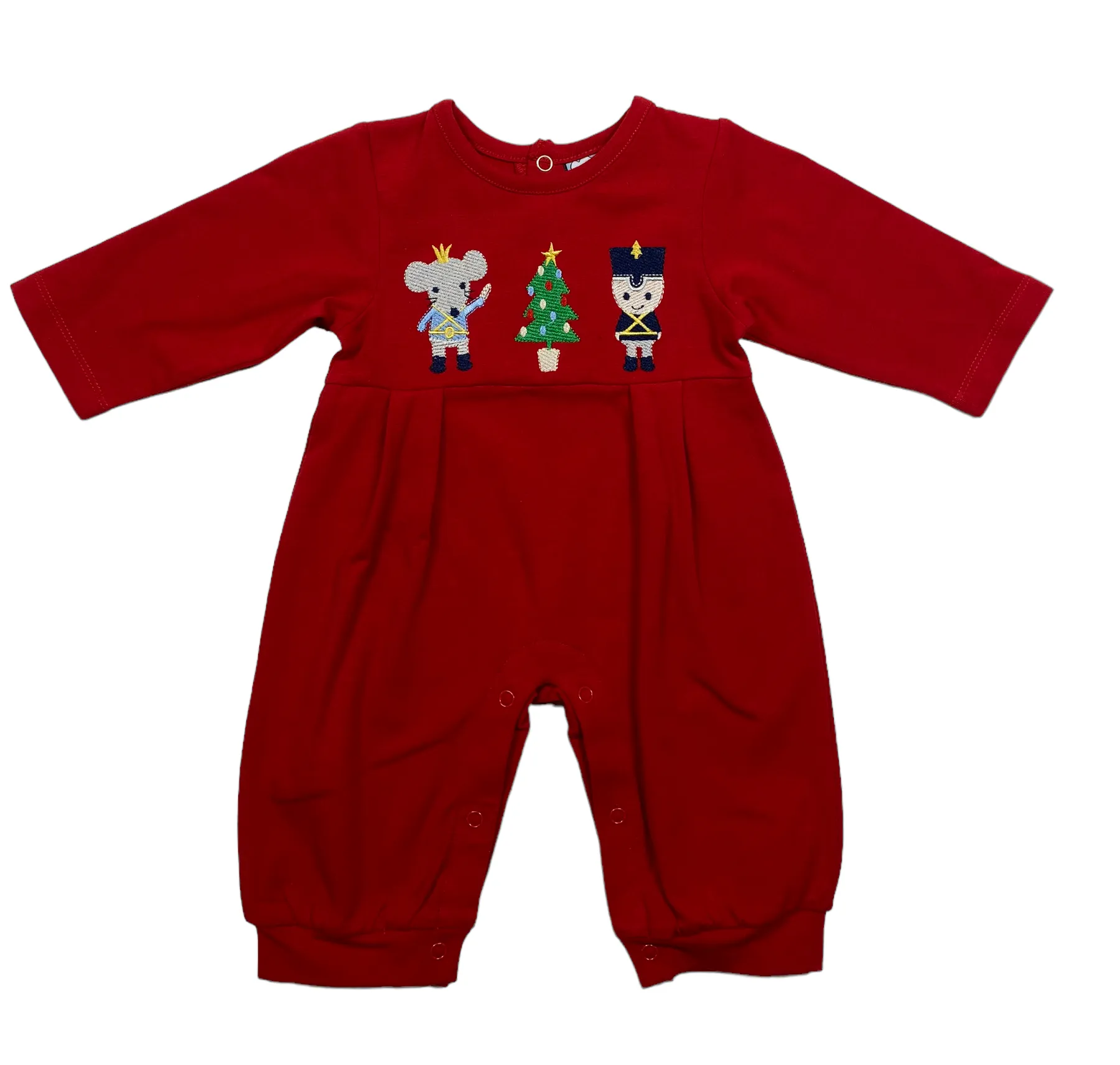 Nutcracker Applique Girls Romper