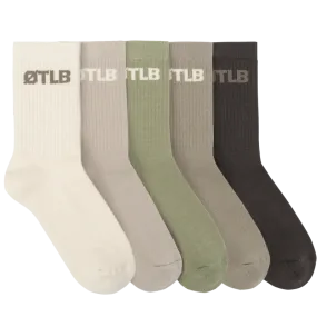 Off The Label Socks (Set of 5)