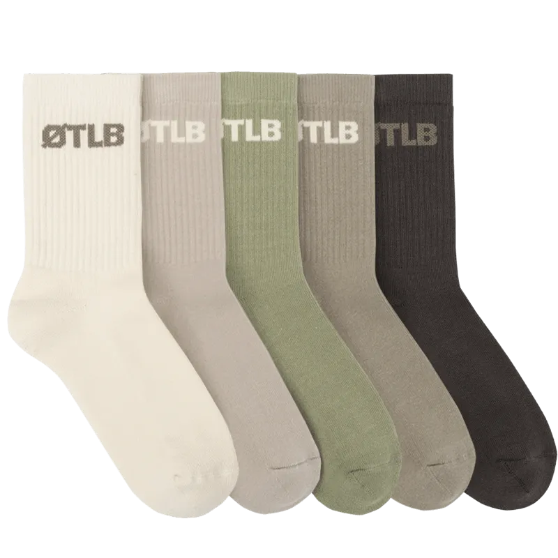 Off The Label Socks (Set of 5)