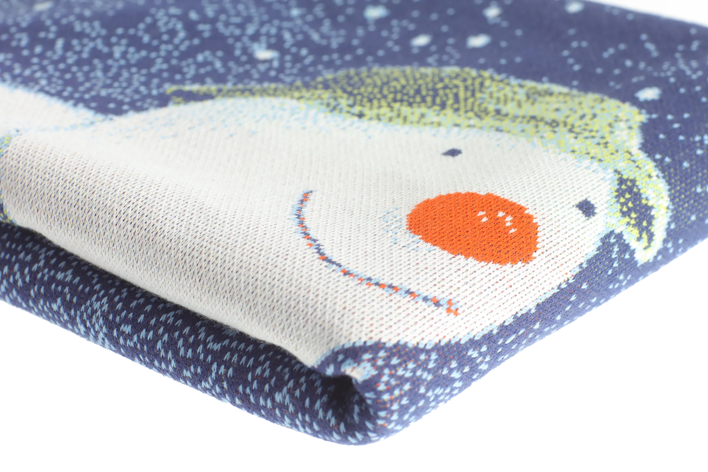 Raymond Briggs' The Snowman Knitted Blanket