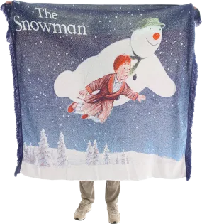 Raymond Briggs' The Snowman Knitted Blanket