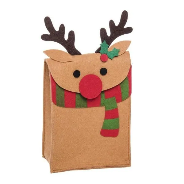 Reindeer Felt Gift Bag