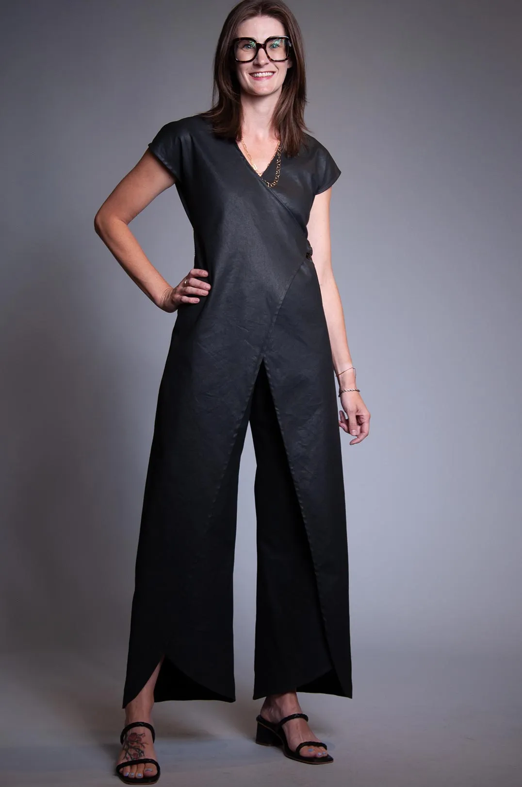 Relevant Wrap Denim Jumpsuit / Dress