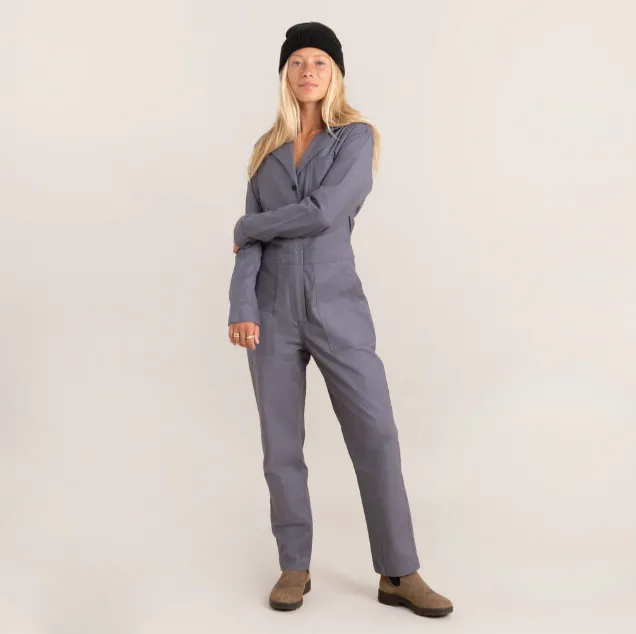 ROARK - Layover Jumpsuit - Slate Blue