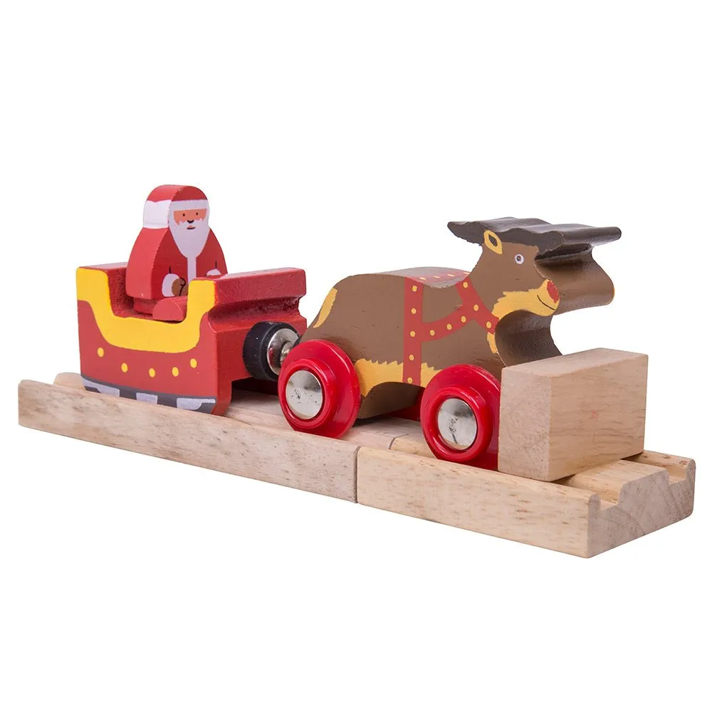 Santa Sleigh with Reindeer