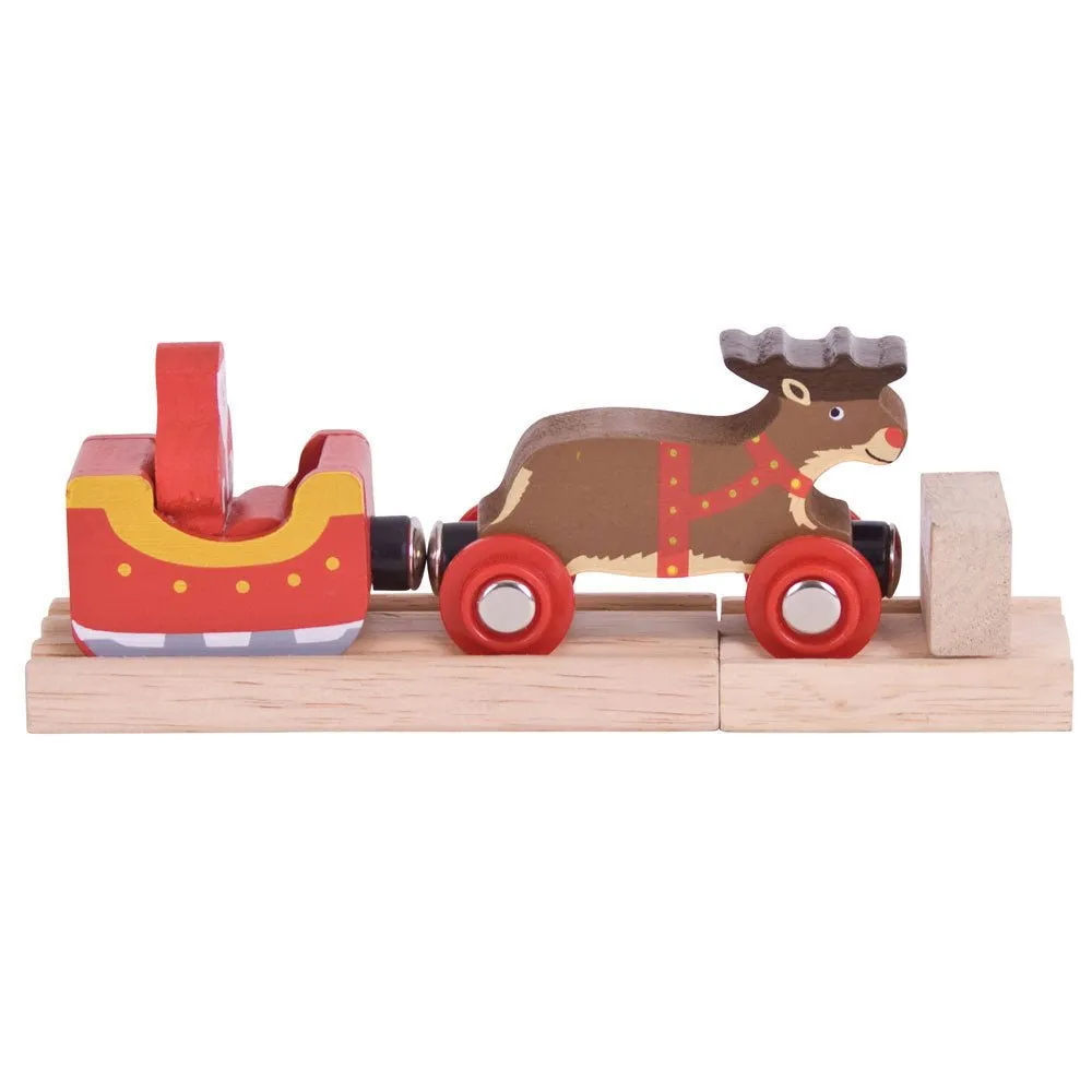 Santa Sleigh with Reindeer