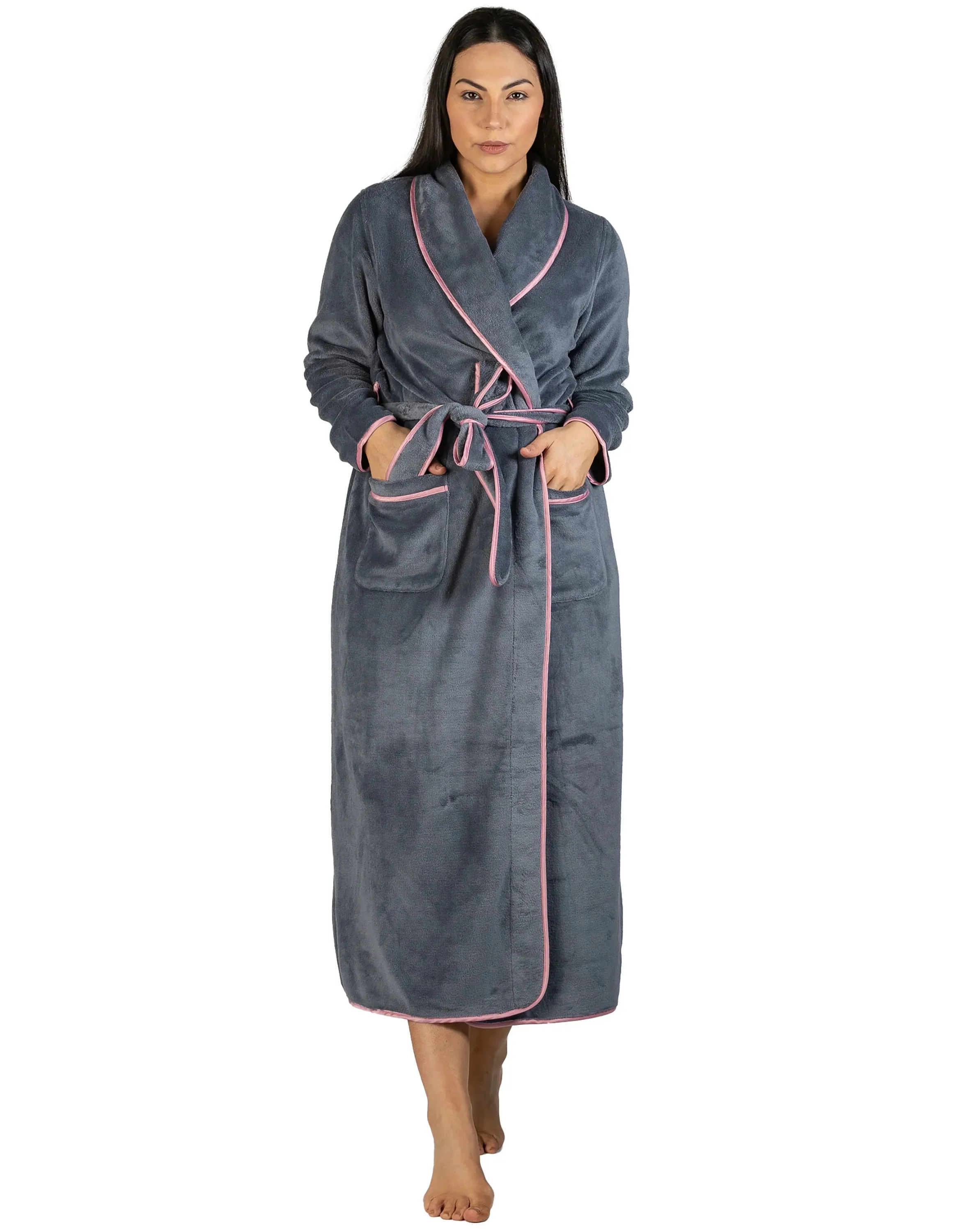 Satin Trim Robe