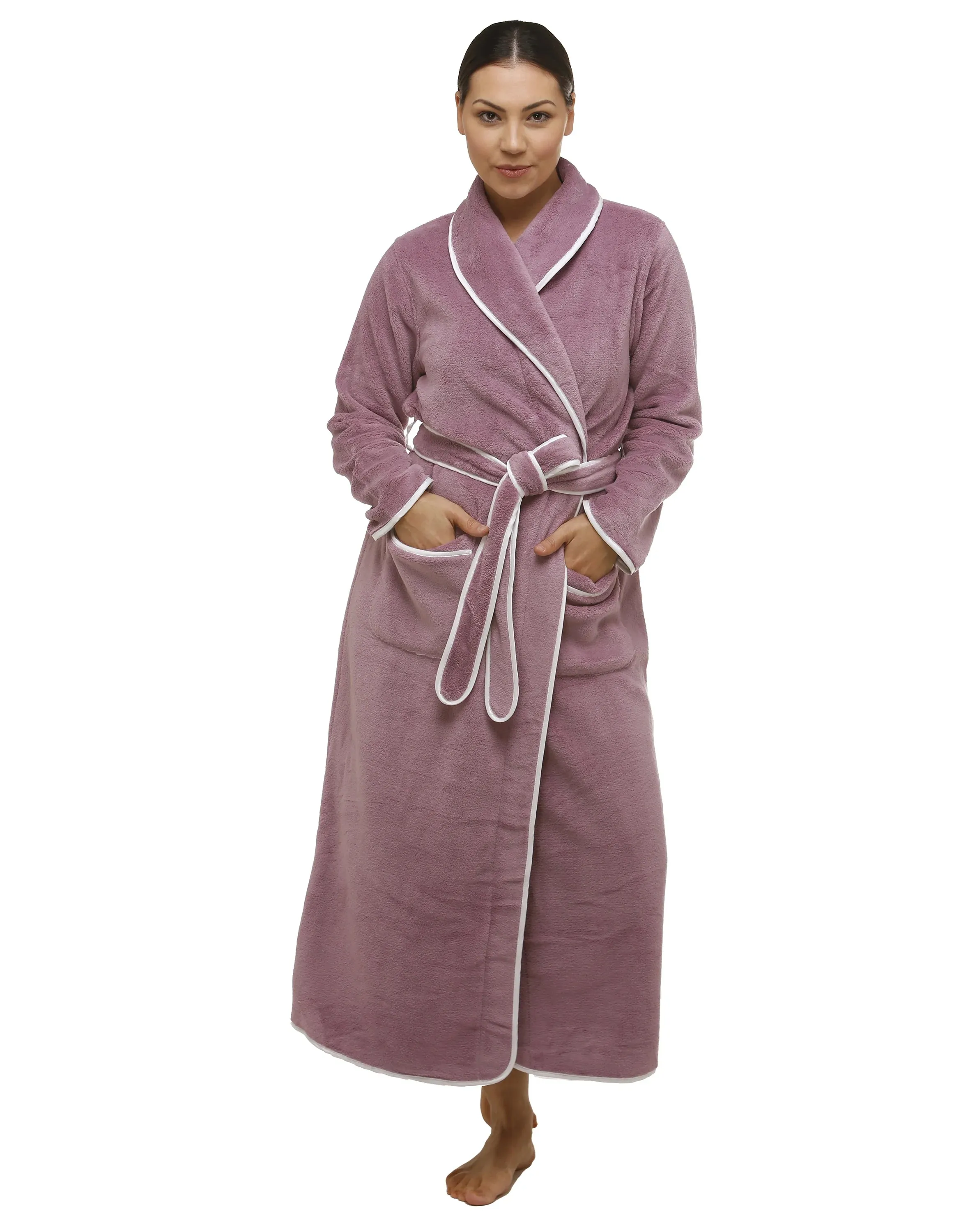 Satin Trim Robe