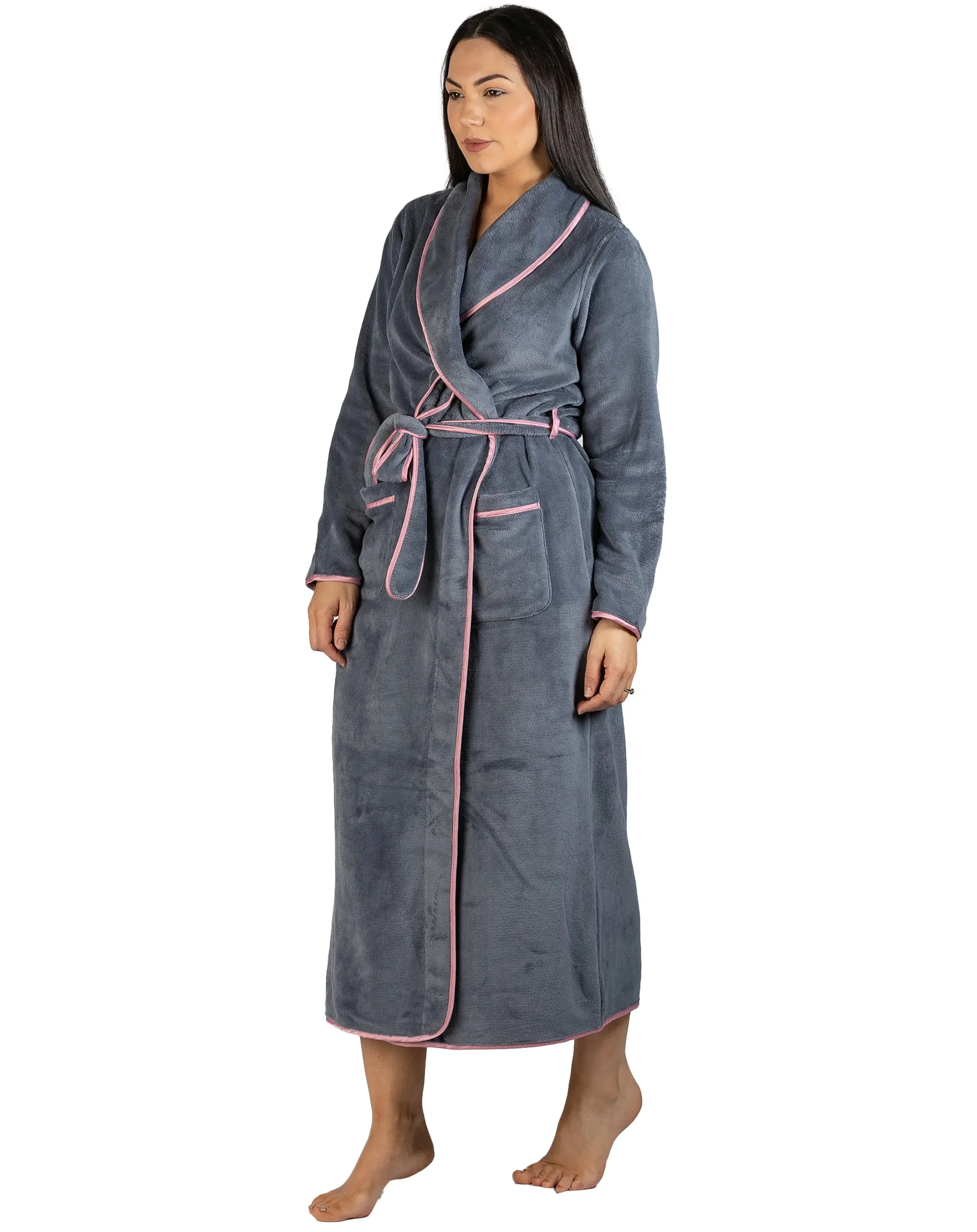 Satin Trim Robe