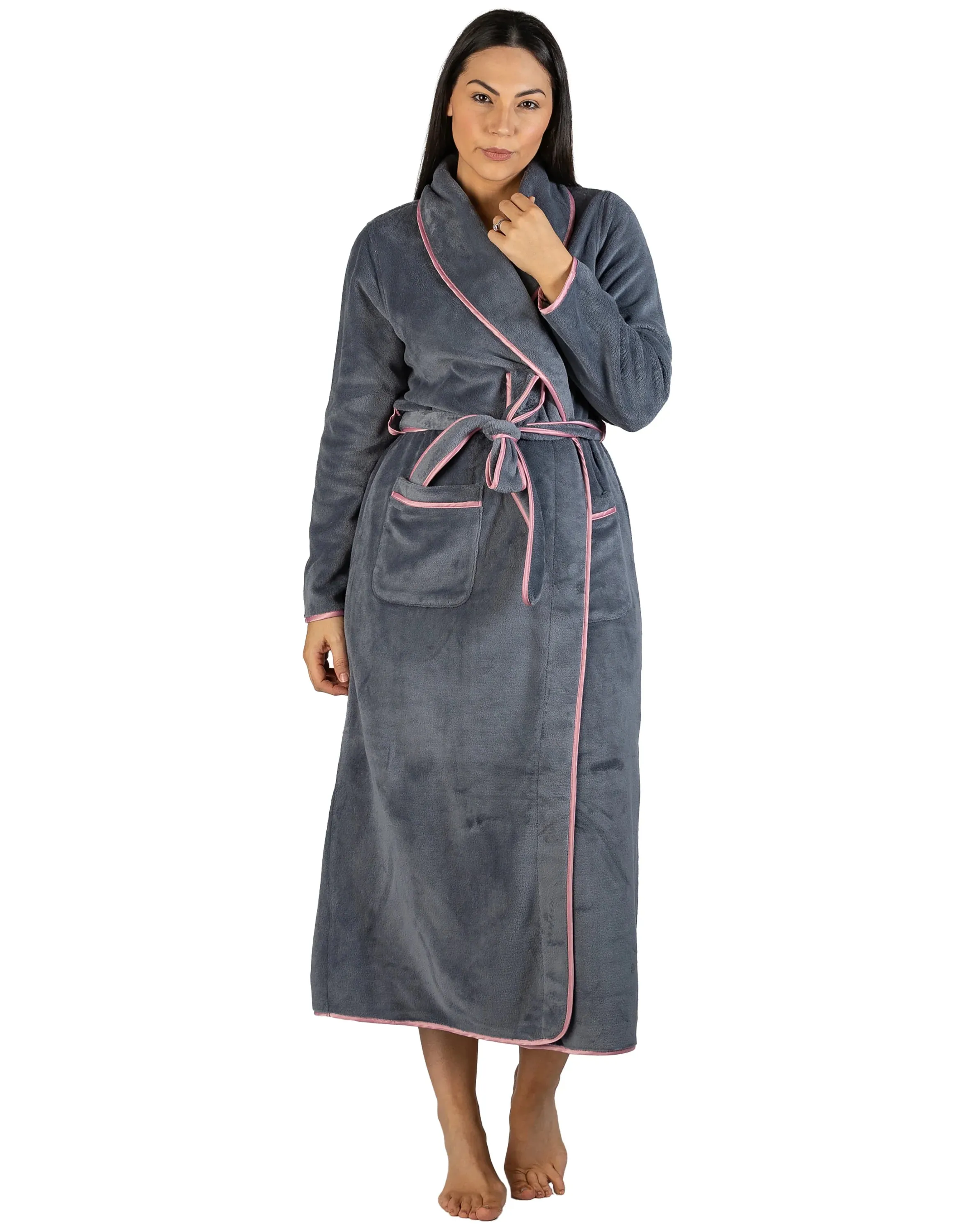 Satin Trim Robe