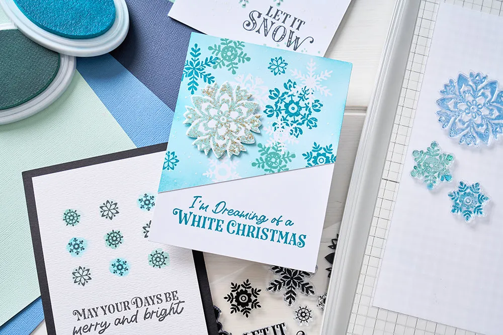 Sizzix Clear Stamps Set 12PK - White Christmas by Catherine Pooler