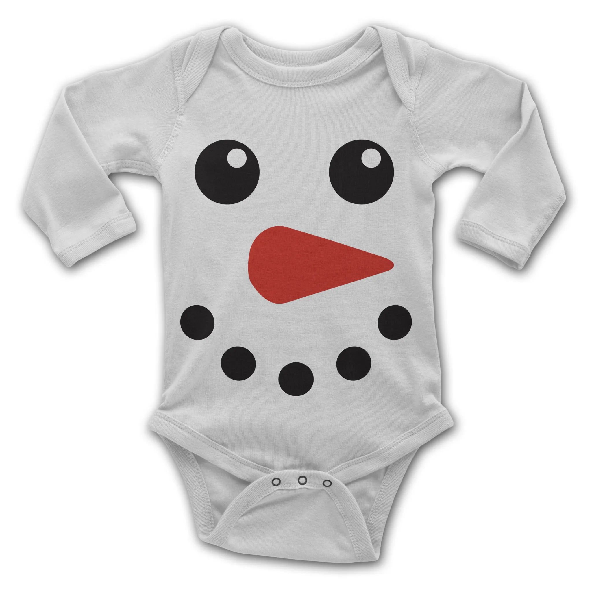 Snowman Long Sleeve Onesie