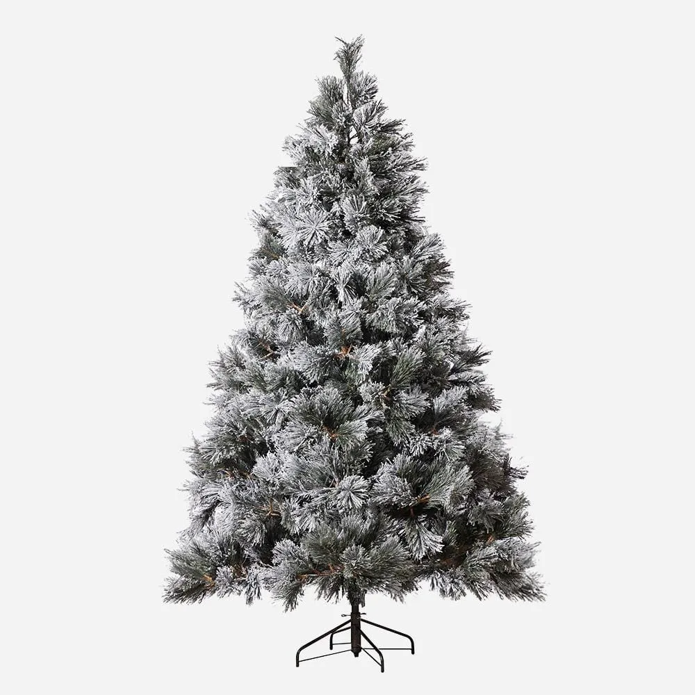 Snowy Mountain Flocked Tree 8ft (2.4m)