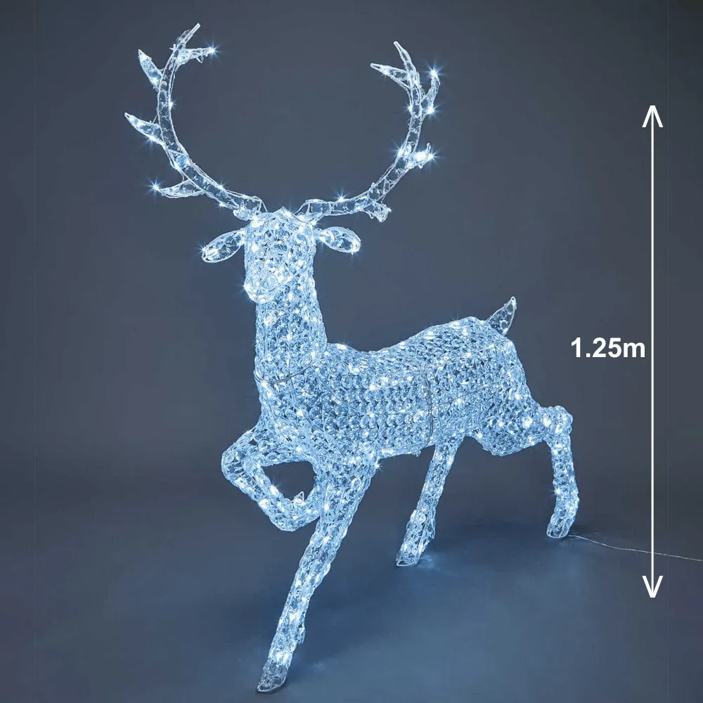 Solar Jewelled Reindeer