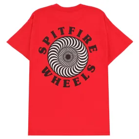 Spitfire OG Classic Fill T-Shirt (Red/Black)