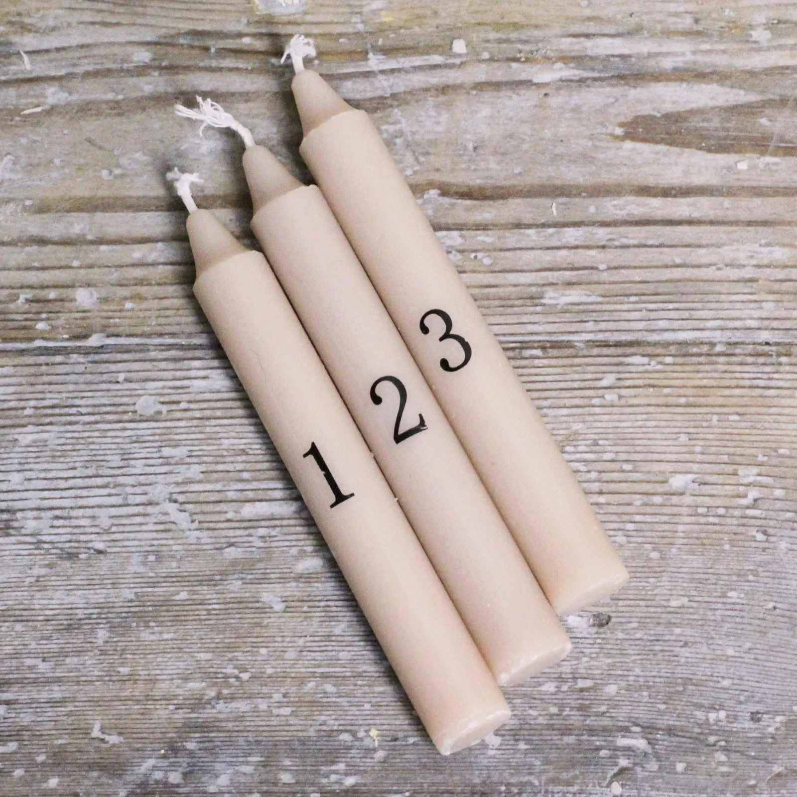 Taper Advent Candles - Set of 24