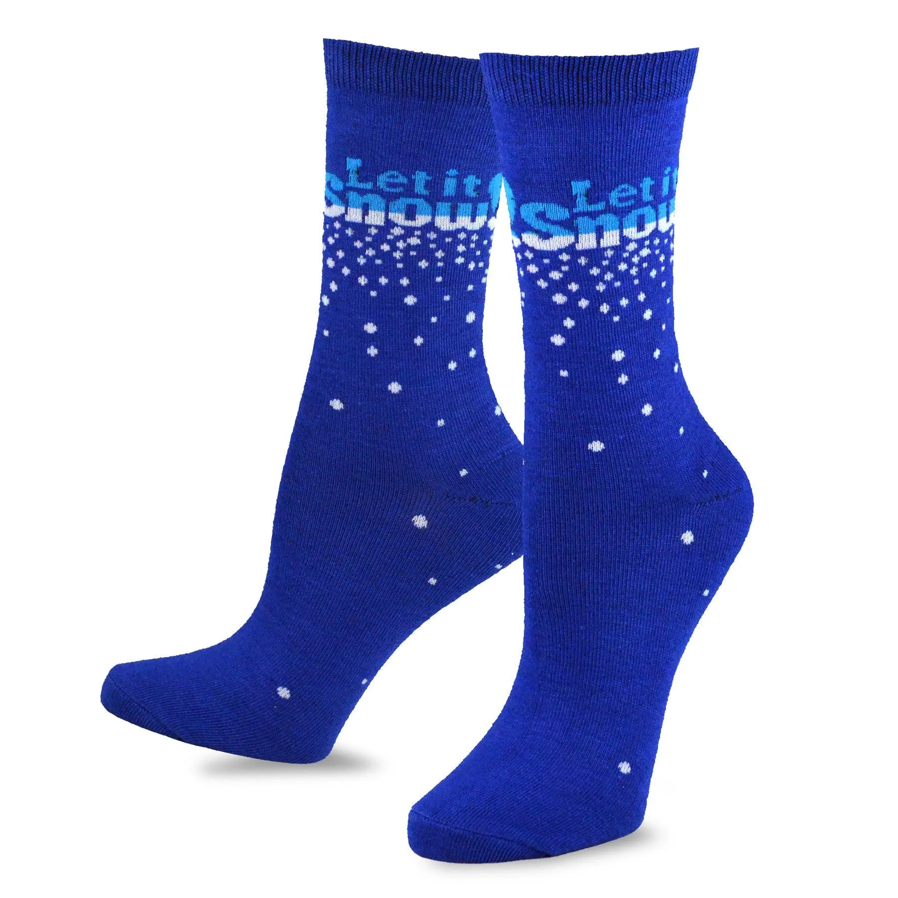 TeeHee Socks Women's Christmas Polyester Crew Assorted 4-Pack (11311)